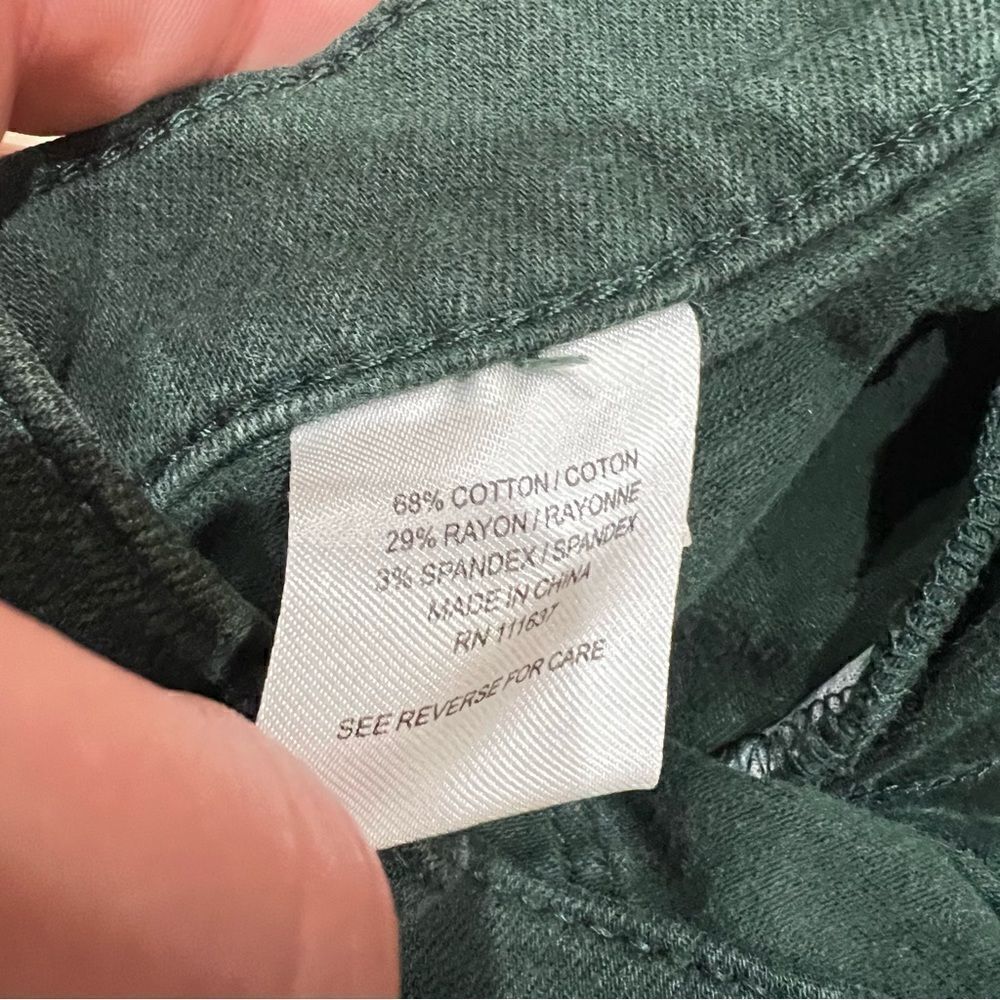 Lakeview Denim Green Skinny Jeans Women’s 25 - Picture 2 of 5